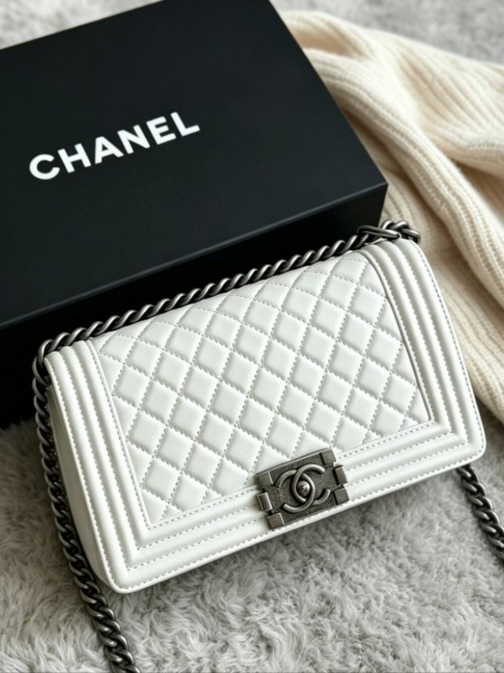 Chanel Boy Medium in Quilted